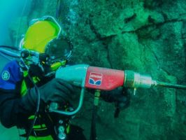 lekcje nurkowania katowice Centrum nurkowe Heliox - Prace podwodne