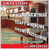 u ywane meble kuchenne katowice Armadio. FHU. Meble na wymiar. Wengerek D.