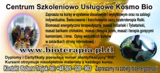 kursy refleksologii katowice Kosmo-Bio Usługi - Naturoterapia - Reiki - Terapia dźwiękiem Trojok Bożena