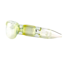 White Bubble Glass Pipe