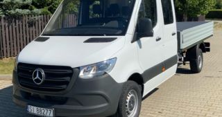 Mercedes Sprinter, dostawczy z otwartą paką, brygadówka 7-osobowa